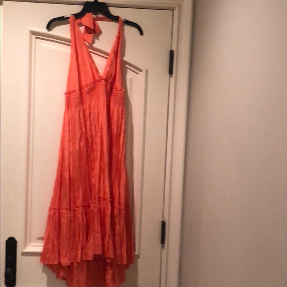 Coral dress